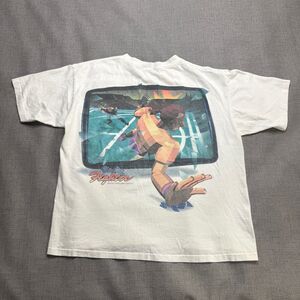 Vintage Sega Virtua Fighter T-Shirt Men's XL White Generra Hypercolor